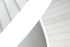 White Stairway. Architectural marvel!